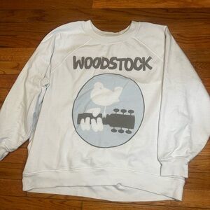Woodstock White Sweatshirt
